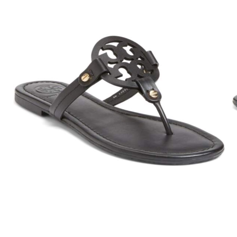 Tory Burch black sandals “Miller flip flop”
